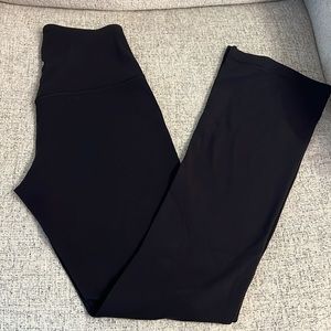 lululemon High Rise Mini-flared leggings, black, size 6